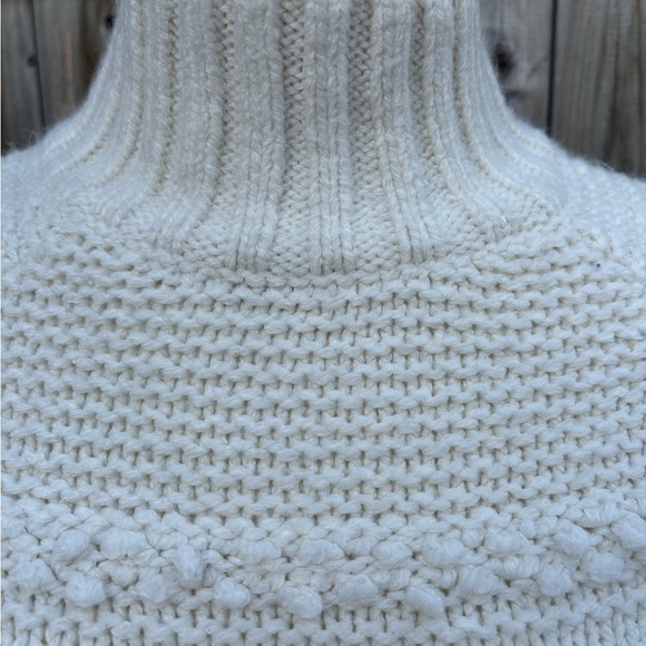 Philosophy Chunky Popcorn Knit Mock Turtleneck Sweater - Picture 4 of 5